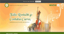 Desktop Screenshot of kerrycomhaltas.ie