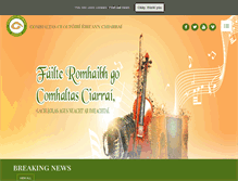 Tablet Screenshot of kerrycomhaltas.ie